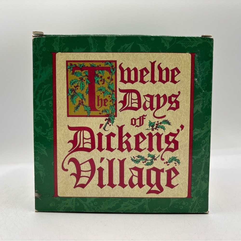 Dept 56 1995 Vintage HVC 12 Days Of Dickens Village Four Calling Birds 58379 EUC - Picture 9 of 12